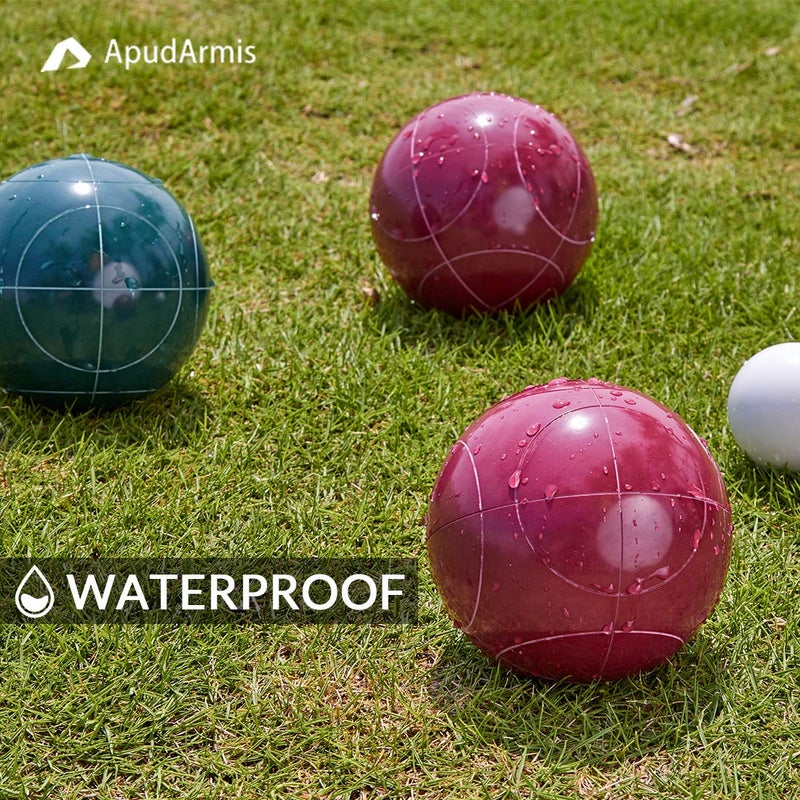 ApudArmis White 40mm Bocce Pallino Balls Replacement - Including Measuring Rope - Image 5